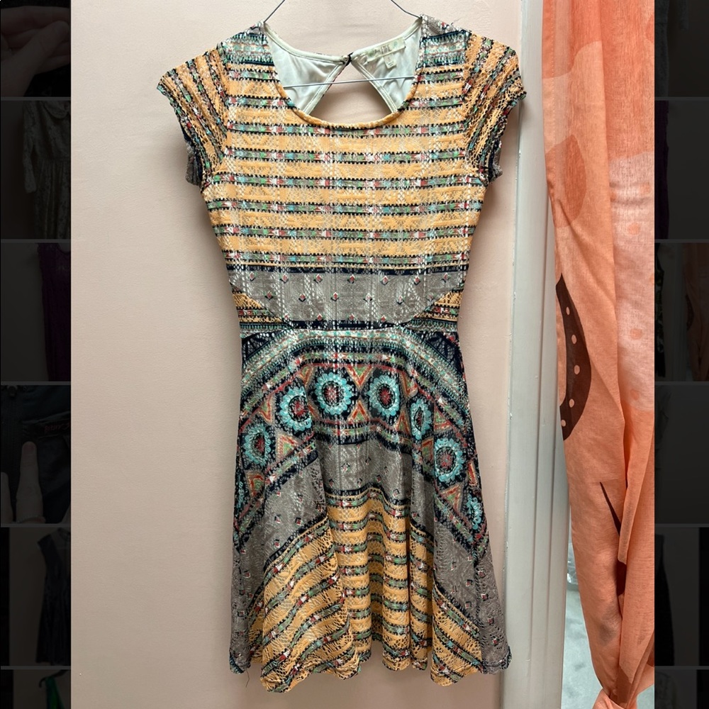 5 short boutique dresses and 1 short Betsey Johnson dress